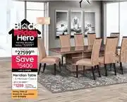 Bradlows Meridian Table + 8 Meridian Chairs offer