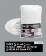 Bradlows Sleepmasters Quilted Queen 152cm Mattress Protector 10119640 offer