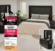 Bradlows Hilarry Headboard & Pedestals 10302744 offer