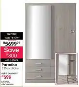 Bradlows Paradiso 2 Door Robe 10279808 offer