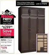 Bradlows Gina 2 Piece Wenge Robe 10065317001 offer