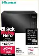 Bradlows Hisense 34L Black Microwave H34MOBS17 10302111 offer