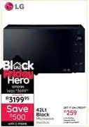 Bradlows LG 42L Black Microwave MS4235GIS 10110195 offer