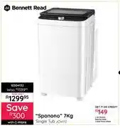 Bradlows Bennett Read Sponono 7Kg Single Tub JCW112 10304132 offer