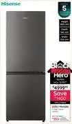 Bradlows Hisense 223L Metallic Fridge/Freezer H310BIT 10278316 offer
