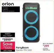 Bradlows Orion PartyBoom Speaker PPA 5000 offer