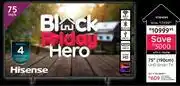 Bradlows Hisense 75 (190cm) UHD Smart TV 10304084 offer