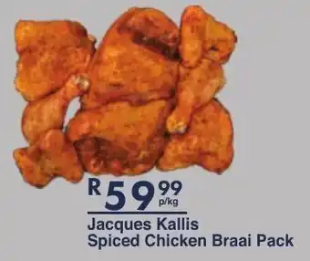 President Hyper Jacques Kallis Spiced Chicken Braai Pack offer