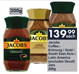 President Hyper Jacobs Coffee Krönung/ Gold/ South East Asia/ Latin America Jars offer