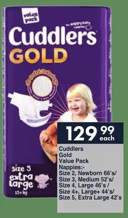 President Hyper Cuddlers Gold Value Pack Nappies offer