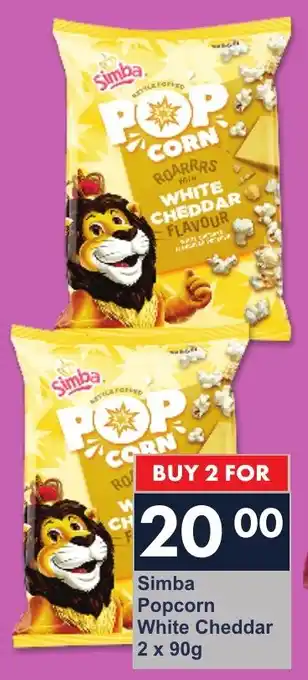 President Hyper Simba Popcorn White Cheddar offer