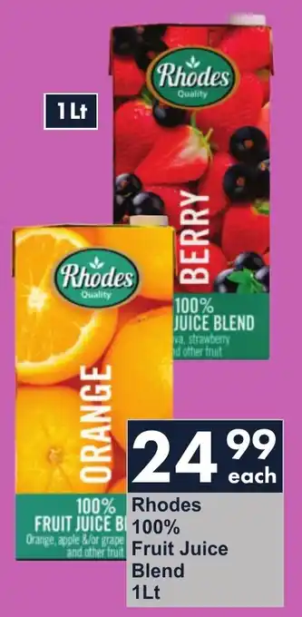 President Hyper Rhodes 100% Fruit Juice Blend offer