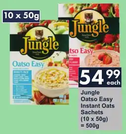 President Hyper Jungle Oatso Easy Instant Oats Sachets offer