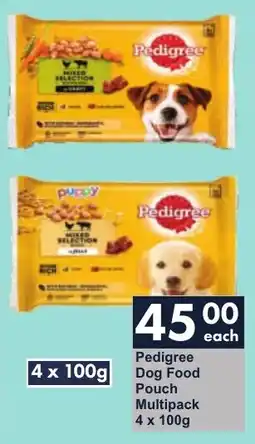 President Hyper Pedigree Dog Food Pouch Multipack offer