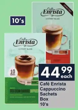 President Hyper Café Enrista Cappuccino Sachets Box offer