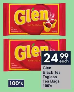 President Hyper Glen Black Tea Tagless Tea Bags offer