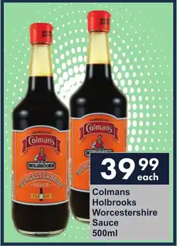 President Hyper Colmans Holbrooks Worcestershire Sauce offer