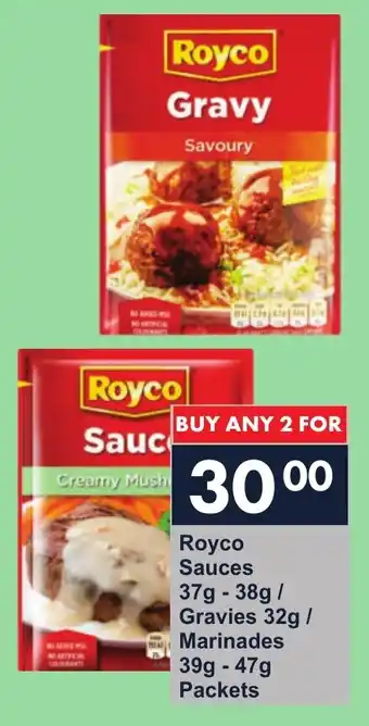 President Hyper Royco Sauces/ Gravies/ Marinades Packets offer
