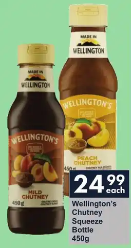 President Hyper Wellington's Chutney Squeeze Bottle offer