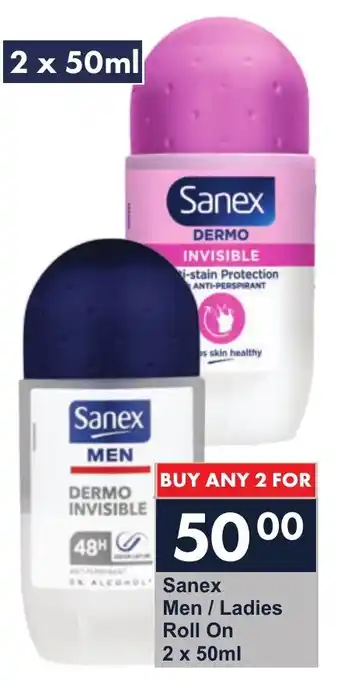 President Hyper Sanex Men/ Ladies Roll On offer