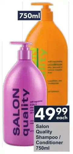 President Hyper Salon Quality Shampoo/ Conditioner offer