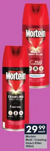 President Hyper Mortein Multi/ Crawling Insect Killer offer
