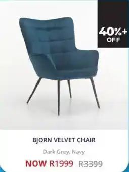 Decofurn Bjorn velvet chair offer