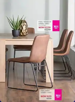 Decofurn Fina fabric dining chair offer