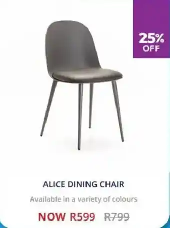 Decofurn Alice dining chair offer