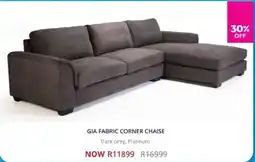 Decofurn Gia fabric corner chaise offer