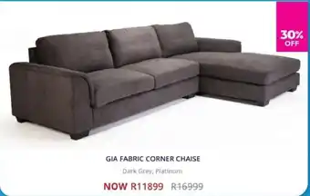 Decofurn Gia fabric corner chaise offer