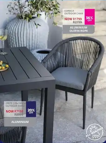 Decofurn Corsica outdoor chair offer