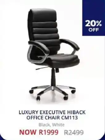 Decofurn Luxury executive hiback office chair cm113 offer