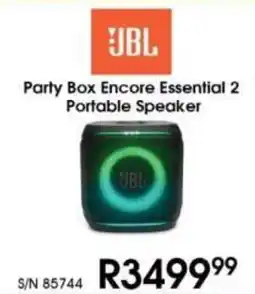 Hirsch's JBL Party Box Encore Essential 2 Portable Speaker offer