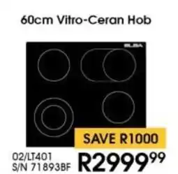 Hirsch's ELBA Vitro-Ceran Hob offer