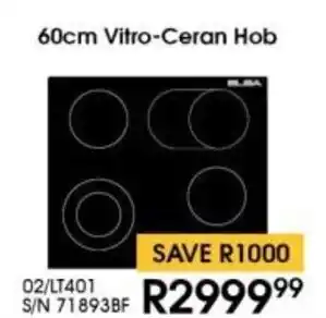Hirsch's ELBA Vitro-Ceran Hob offer