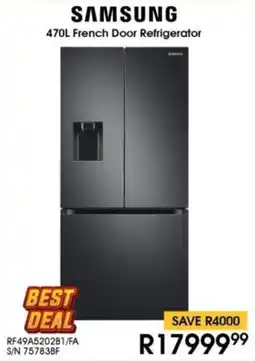 Hirsch's SAMSUNG French Door Refrigerator offer