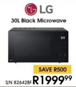 Hirsch's LG Black Microwave offer