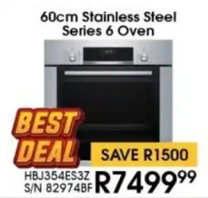 Hirsch's BOSCH Stainless Steel Series 6 Oven offer