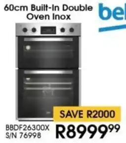 Hirsch's Beko Built-In Double Oven Inox offer