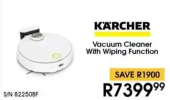 Hirsch's KARCHER Vacuum Cleaner With Wiping Function offer