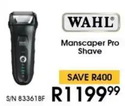 Hirsch's WAHL Manscaper Pro Shave offer