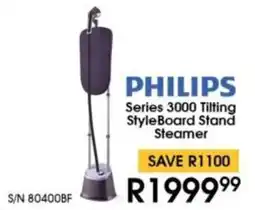 Hirsch's PHILIPS Series 3000 Tilting Style Board Stand Steamer offer