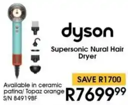 Hirsch's Dyson Supersonic Nural Hair Dryer offer