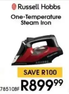 Hirsch's Russell Hobbs One-Temperature Steam Iron offer