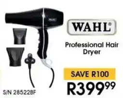 Hirsch's WAHL Professional Hair Dryer offer