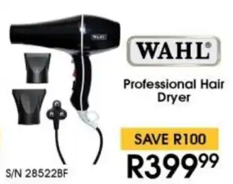 Hirsch's WAHL Professional Hair Dryer offer