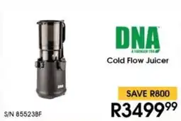 Hirsch's DNA Cold Flow Juicer offer