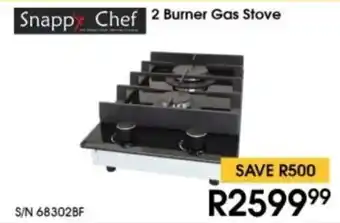 Hirsch's Snapp Chef 2 Burner Gas Stove offer
