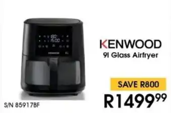 Hirsch's KENWOOD Glass Airfryer offer